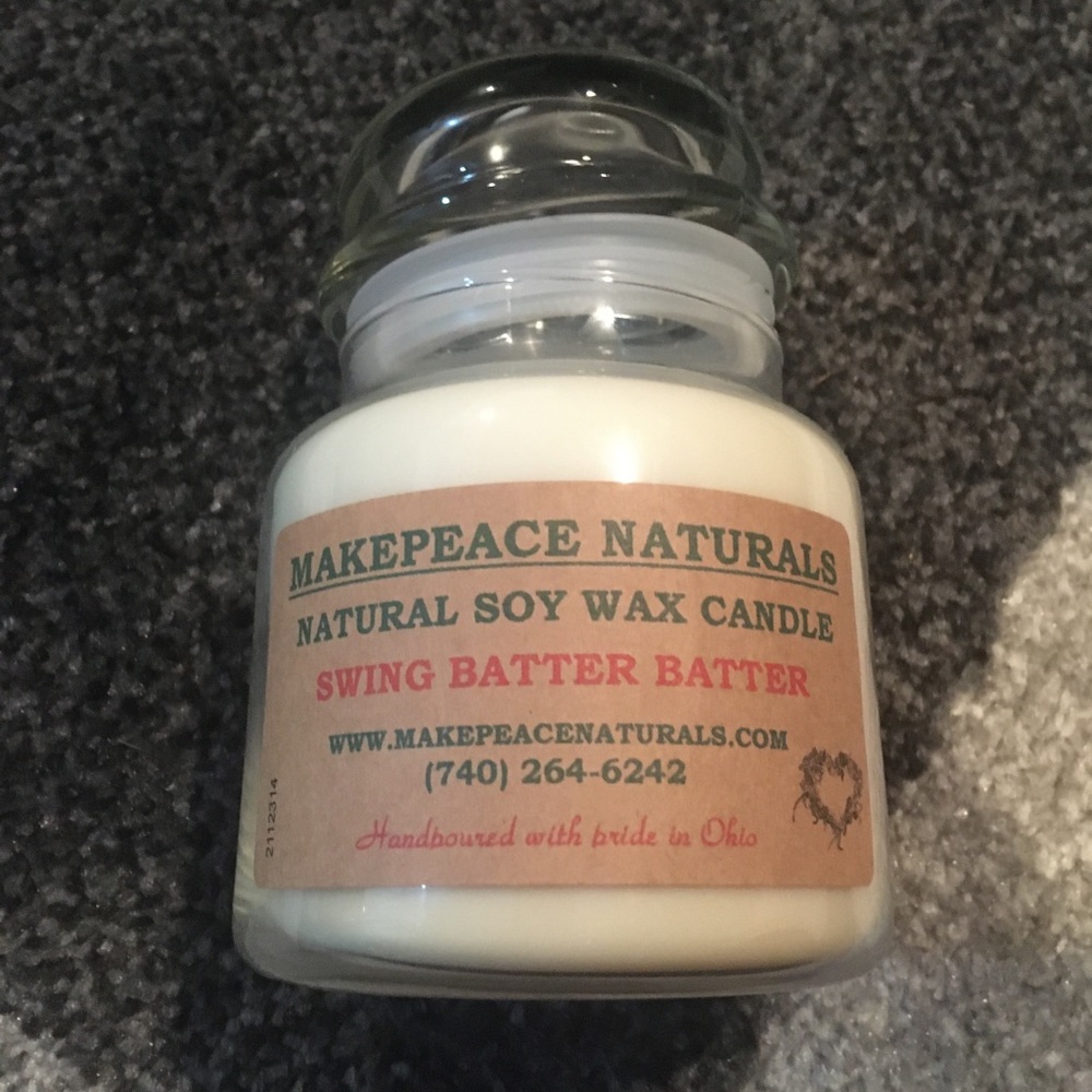 Makepeace Naturals Swing Batter Batter candle